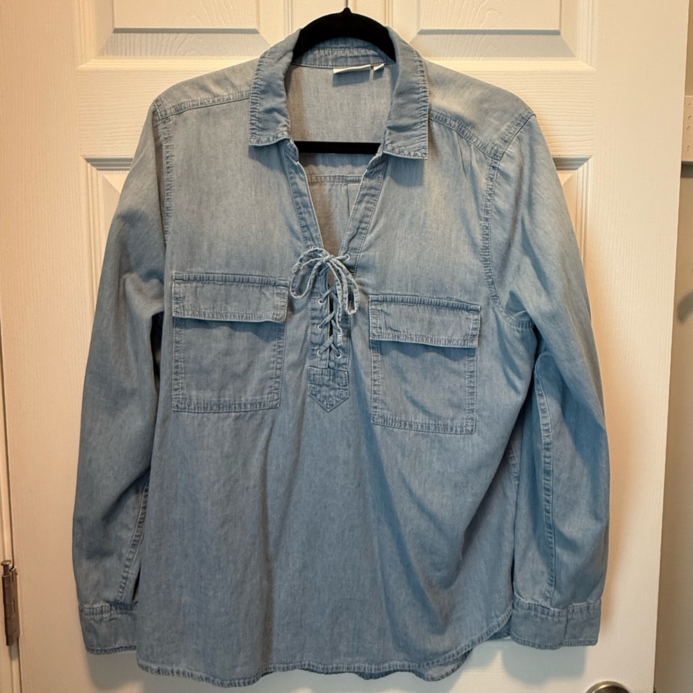 Denim Blue Shirt Women’s XXL